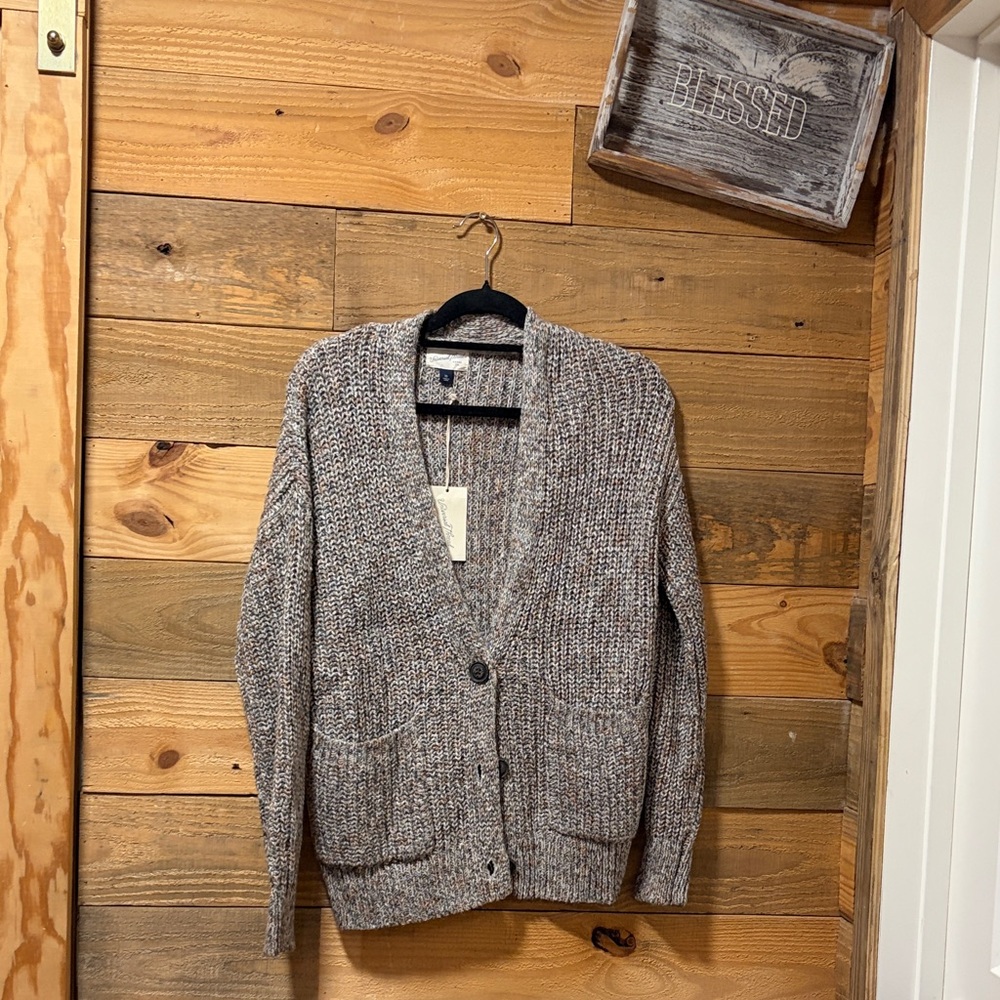 Universal Thread Women's Brown Cardigan Sweater
